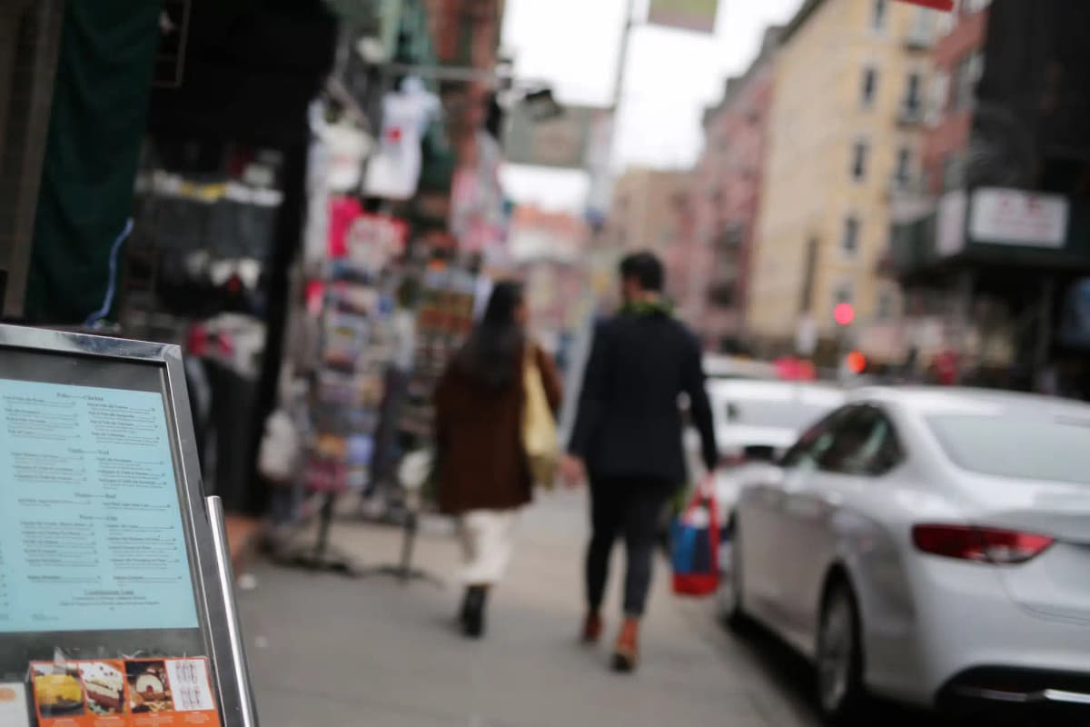 Walking in Chinatown, NYC